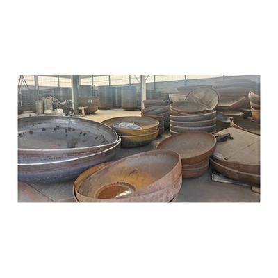 Supporto personalizzato OEM Semi Ball Q235 Dished End Cast Iron Testa emisferica