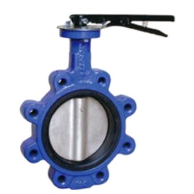 Valvola a farfalla al fluoro con rivestimento di liquido di tipo American Standard DN80 Ltd71f46-16p per gas