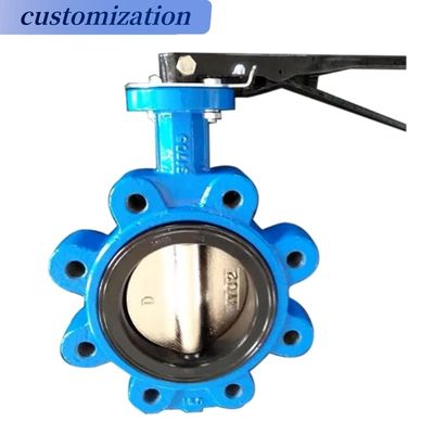 Valvola a farfalla industriale DN300 con struttura del diaframma e dimensioni di porta personalizzabili