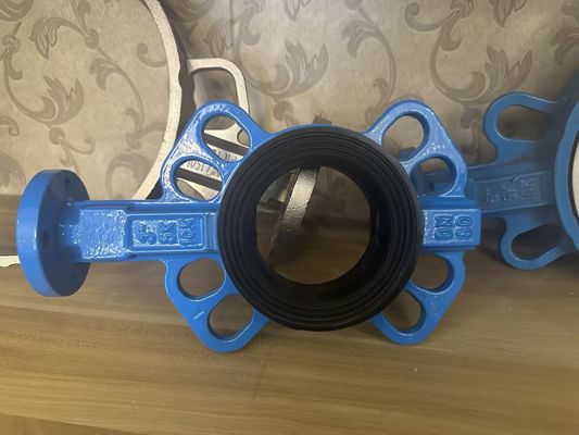 Servizio personalizzato SS304 in acciaio inossidabile Valvola sanitaria farfalla con leva manuale