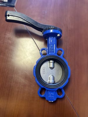Valvola a farfalla rivestita in PTFE da 200 mm per il funzionamento manuale in applicazioni industriali