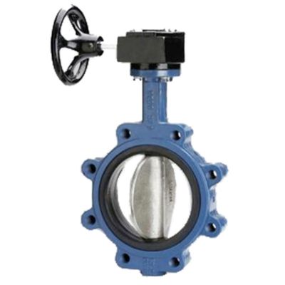 Valvole idrauliche a farfalla di ferro fuso Estensione della stamina Flange PVC Pneumatico 1 pollice sanitario