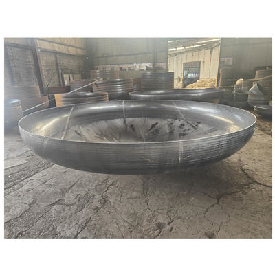 Codice della testa del cerchio in acciaio al carbonio personalizzato Asme Hemisferico End Dished Cap Torispherical Tank End