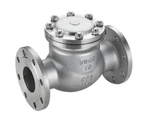 Valvola di controllo oscillante ad alta temperatura Dn 600 Cf8m con produzione su misura ODM