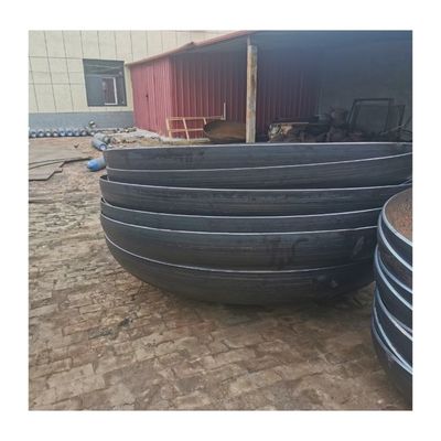 Testa di emisfero in acciaio leggero da 1000 mm a 6 mm personalizzata per applicazioni industriali