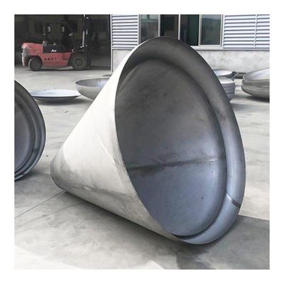 Tangiere in acciaio al carbonio Testa a cono a testa a piatto con connessione OBM di saldatura personalizzata