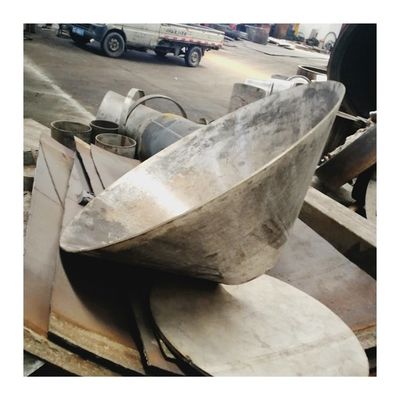 Tangiere in acciaio al carbonio Testa a cono a testa a piatto con connessione OBM di saldatura personalizzata