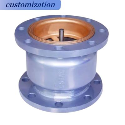 Struttura del diaframma Hc41x Pn10 Pn16 Sump Pump Double Flange Muffler Silent Check Valve