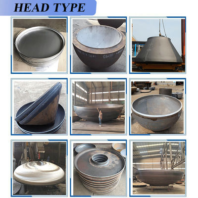 Testa circolare di acciaio in lega grande Asme Flanged and Dished Flat Casting con lunga durata di vita