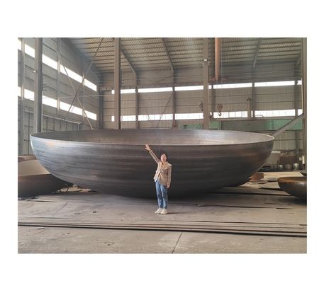ASME Standard 304 tubo in acciaio inossidabile montato testa di fine piastra torisferica sferica