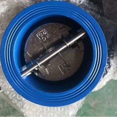 150LB Wafer Type Swing Double Disc Valve Dual Plate Non Return Valve per il supporto OBM