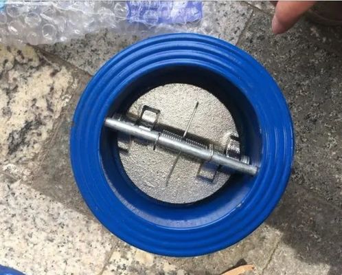 150LB Wafer Type Swing Double Disc Valve Dual Plate Non Return Valve per il supporto OBM