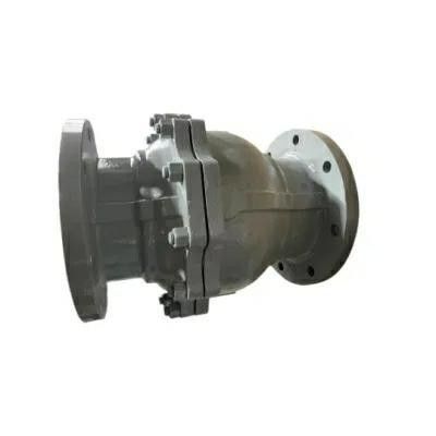 Valvo a sfera SS a flangia manuale 3PC ad alta temperatura con acciaio inossidabile galleggiante