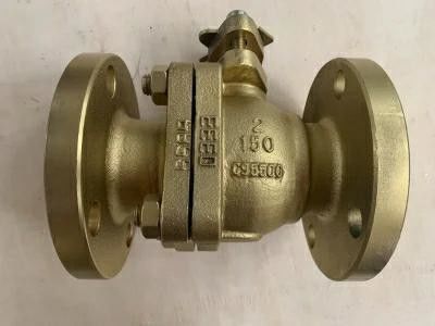 Valvo a sfera SS a flangia manuale 3PC ad alta temperatura con acciaio inossidabile galleggiante