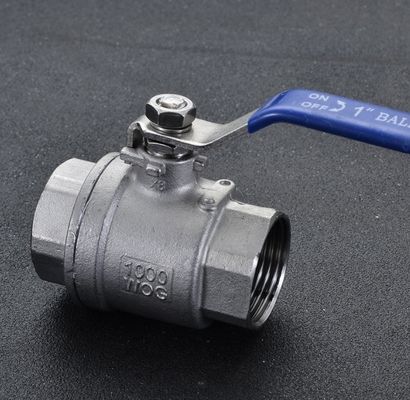 Valvola a sfera NPT/BSP DN15 per applicazioni industriali/sanitarie in acciaio