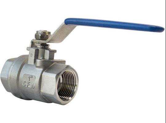 Valvola a sfera NPT/BSP DN15 per applicazioni industriali/sanitarie in acciaio