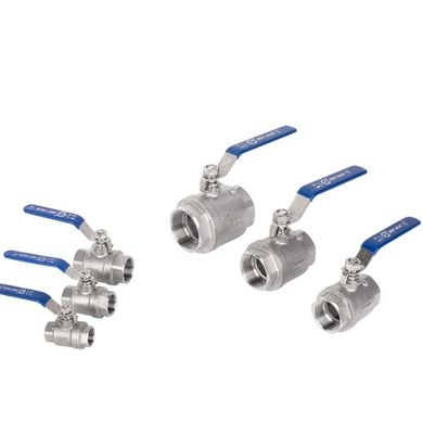 Valvola a sfera idraulica in acciaio inossidabile 1pc 2pc 3pc con filo BSP e dispositivo di blocco ISO