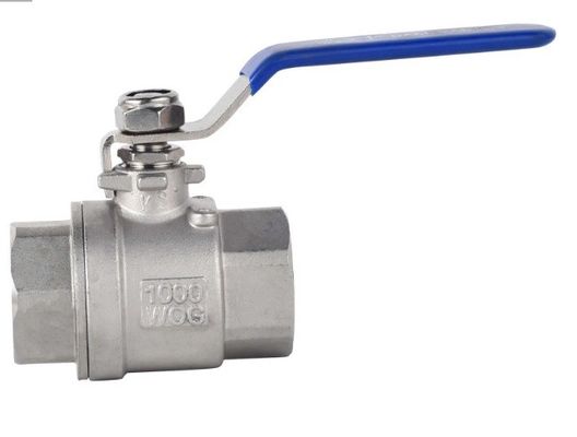 Valvola a sfera idraulica in acciaio inossidabile 1pc 2pc 3pc con filo BSP e dispositivo di blocco ISO