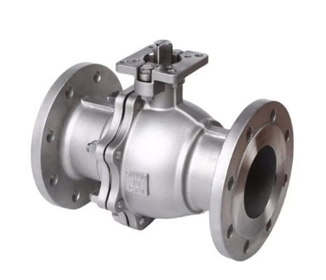 CF8/CF8m/Carbone Steel Floating Type 2PC Flange Ball Valve per media idrici e sicurezza antincendio