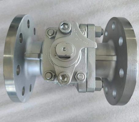 OEM Port Size Valvola a sfera di flangia in acciaio inossidabile con ISO5211 High Pad CF8 CF8m F304/F316
