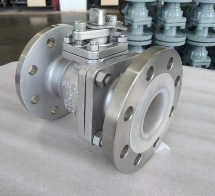 OEM Port Size Valvola a sfera di flangia in acciaio inossidabile con ISO5211 High Pad CF8 CF8m F304/F316