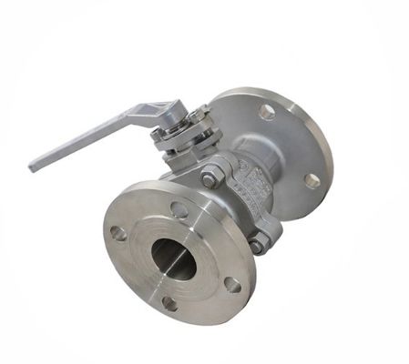 Valvola a sfera di flangia Verme di ingranaggio industriale Valvola a sfera di trunnion Acciaio inossidabile/ WCB Costruzione