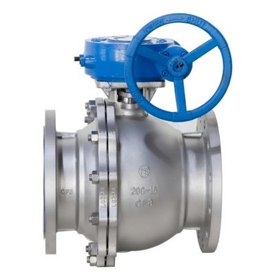Valvola a sfera a flangia in acciaio inossidabile personalizzata DIN/JIS/GB/API per la gestione del flusso d'acqua
