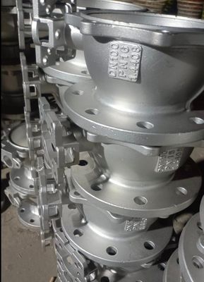 Dn15-200 WCB SS201 SS304 SS316 Valvola a sfera pneumatica ad acqua con struttura di arresto