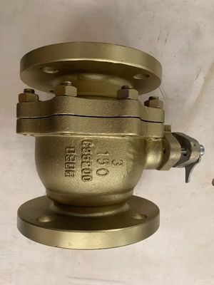 150 ASME B16.5 Wcb Valvola a sfera galleggiante in carbonio CF8 CF8m in bronzo in acciaio inossidabile
