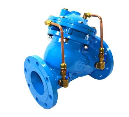 Valvola di controllo idroelettrica industriale per petrolio, gas e acqua