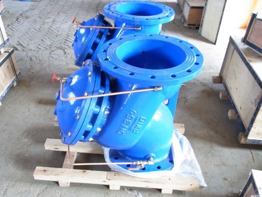 Valvola di controllo idroelettrica industriale per petrolio, gas e acqua