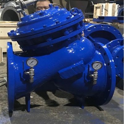 Valvola di controllo di tipo Y a diaframma dritto personalizzata per la gestione della pressione dell'acqua
