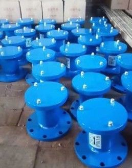 Valvola di scarico a sfera singola con struttura a flange e diaframma