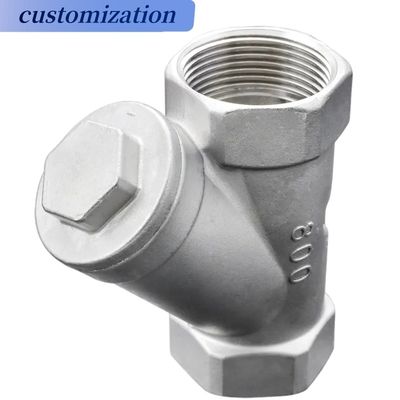 OBM supporto personalizzato Y tipo filtro a filo femminile per filtrazione dell'acqua industriale