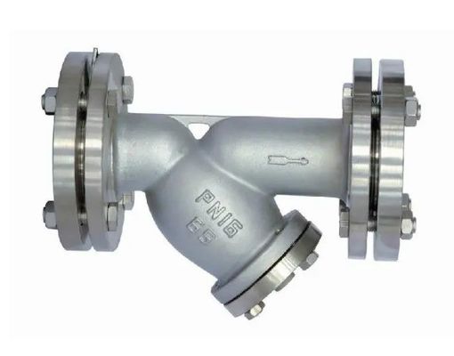 SS304 SS316 PN16 Flanged Y-Strainer per la filtrazione dell'acqua in più applicazioni