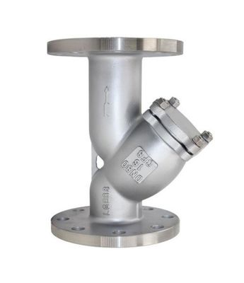 Certificato completo Stainless Steel SS304 SS316 PN16 Flanged Y Strainer per valvole di scarico