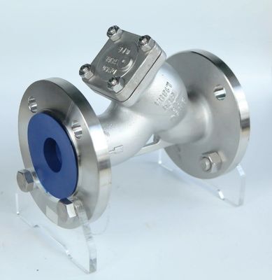 DI Materiale del corpo Stainless Steel CF8/CF8M PN16 Flanged Y Strainer con supporto