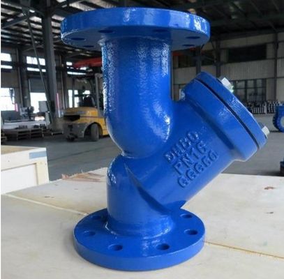 Fuoco d'acciaio flessibile, doppia flangia, filtro ad acqua di tipo Y DIN/ASME/ASTM/GB Servizio