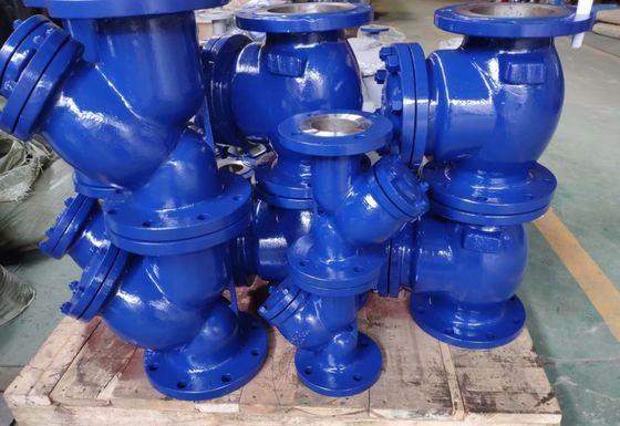 Fuoco d'acciaio flessibile, doppia flangia, filtro ad acqua di tipo Y DIN/ASME/ASTM/GB Servizio