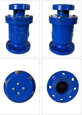 Valvola di rilascio dell'aria a orificio singolo ISO/DIN/BS per acqua di ghisa flessibile a flange Pn16