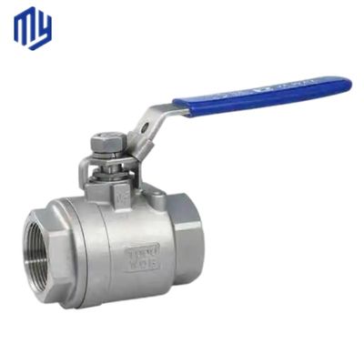 Valvola a sfera in acciaio inossidabile 1/2" -4" Ss 304 316L 2PCS per regolazione liscia e fluida