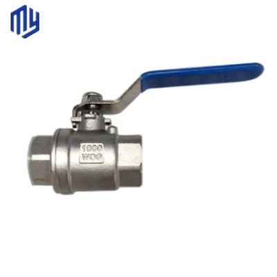 Valvola a sfera in acciaio inossidabile 1/2" -4" Ss 304 316L 2PCS per regolazione liscia e fluida