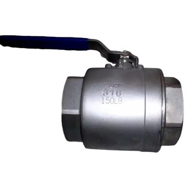 Valvola a sfera 2PC in acciaio inossidabile con connessioni a filo personalizzate
