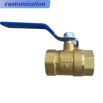 Controlla la struttura DIN 2PC Valvola a sfera fluttuante a fianco per esigenze personalizzate