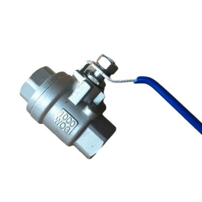 Valvola a sfera in acciaio inossidabile 2PC supportata da ODM per esigenze personalizzate e competitivi