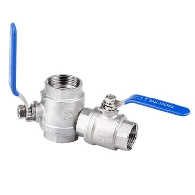 Controlla la struttura della valvola a sfera a trunnione a fianco in acciaio al carbonio 2PC con design a prova di fuoco
