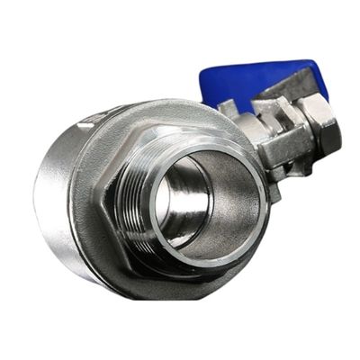 Valvola a sfera in acciaio inossidabile Pn10 con design 2PCS e pressione PN10