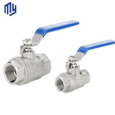 Valvola a sfera in acciaio inossidabile Pn10 con design 2PCS e pressione PN10