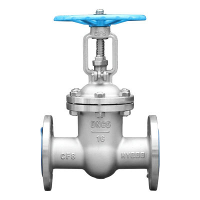 Valvola di porta resistente alle alte temperature Acciaio fuso Acciaio inossidabile per tipo flange