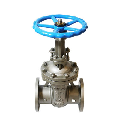 Valvola di porta di flange a tronco elevato industriale in acciaio al carbonio tipo Y DN80 PN16 con raccordi per tubi